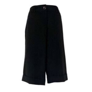 Dressbarn 4 Black Dressy Trouser Bermuda Shorts
